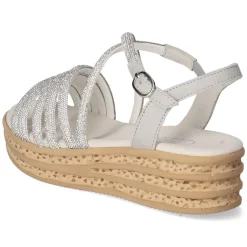 Sandalen - silber/light grey