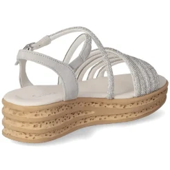 Sandalen - silber/light grey