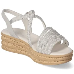 Sandalen - silber/light grey