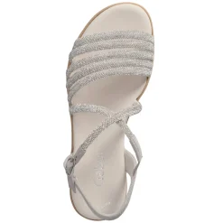 Sandalen - silber/light grey