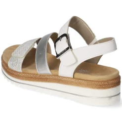 Sandalen - silber/platin