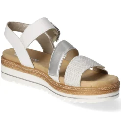 Sandalen - silber/platin