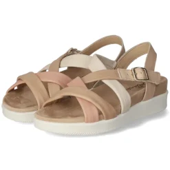 Sandalen - TAUPE/PIN