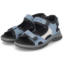 Sandalen SORA - SCHWARZ DENIM STEIN
