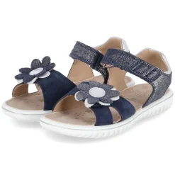 Sandalen SPARKLE - BLAU/SILBER