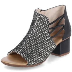 Sandaletten - schwarz kombi