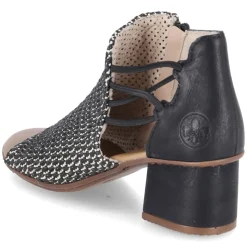 Sandaletten - schwarz kombi