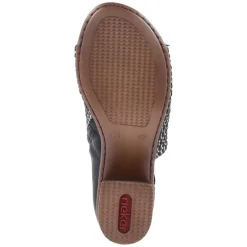 Sandaletten - schwarz kombi