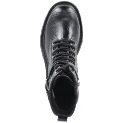 Schnürboots - BLACK CROCO