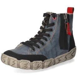 Schnürboots - blau kombi