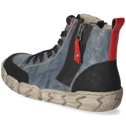 Schnürboots - blau kombi