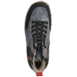 Schnürboots - blau kombi