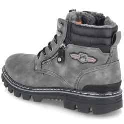 Schnürboots - dunkelgrau