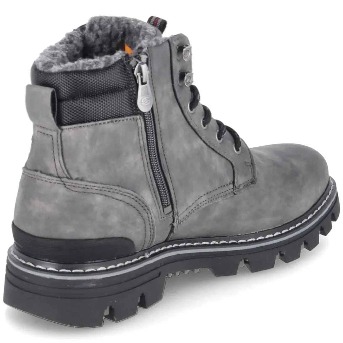 Schnürboots - dunkelgrau