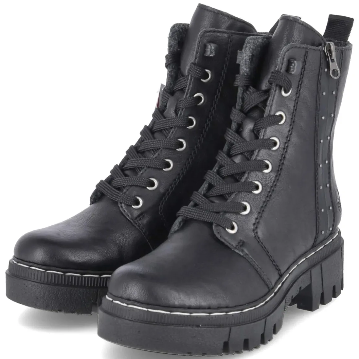 Schnürboots - schwarz