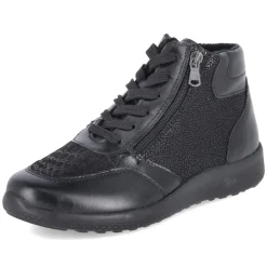 Schnürboots KIRA 24 - black metall