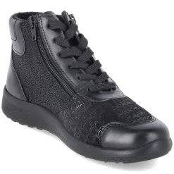 Schnürboots KIRA 24 - black metall