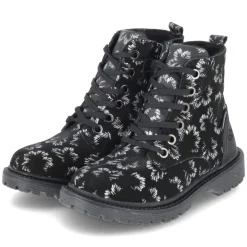 Schnürboots MALATI - schwarz/silber