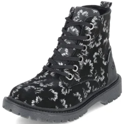 Schnürboots MALATI - schwarz/silber