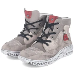 Schnürstiefel - grau