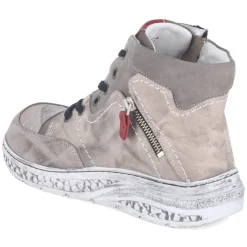 Schnürstiefel - grau