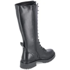 Schnürstiefel - schwarz