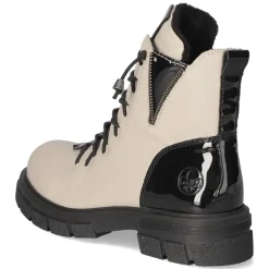 Schnürstiefeletten - beige