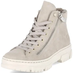 Schnürstiefeletten - beige