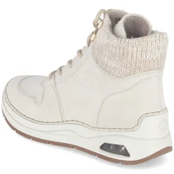 Schnürstiefeletten - beige