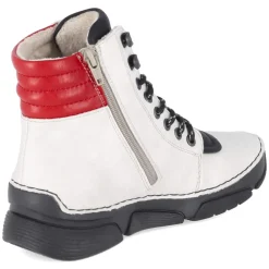 Schnürstiefeletten - beige kombi