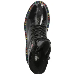 Schnürstiefeletten - black