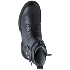 Schnürstiefeletten - black