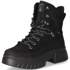 Schnürstiefeletten - black