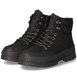 Schnürstiefeletten - black