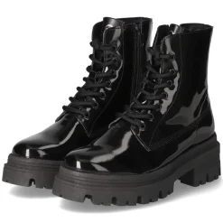 Schnürstiefeletten - BLACK PATENT