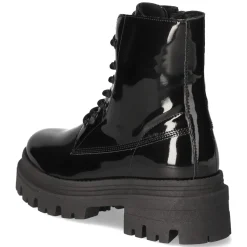 Schnürstiefeletten - BLACK PATENT