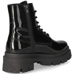Schnürstiefeletten - BLACK PATENT