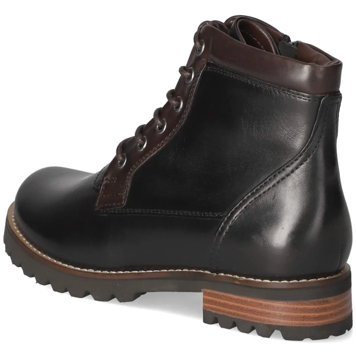 Schnürstiefeletten - Black/TDM