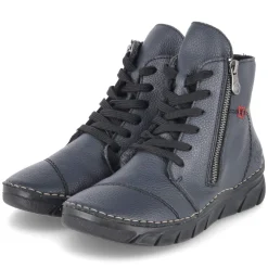 Schnürstiefeletten - blau