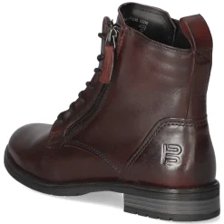 Schnürstiefeletten - bordo