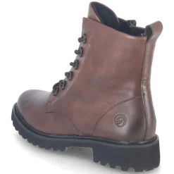 Schnürstiefeletten - braun