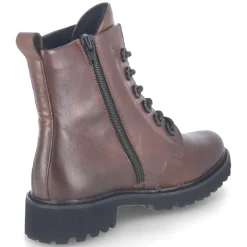 Schnürstiefeletten - braun