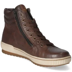 Schnürstiefeletten - braun