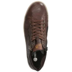 Schnürstiefeletten - braun