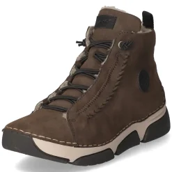 Schnürstiefeletten - braun