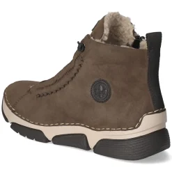 Schnürstiefeletten - braun