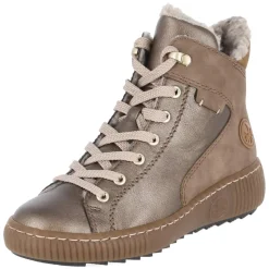 Schnürstiefeletten - bronze