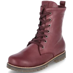 Schnürstiefeletten - burgund