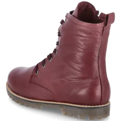 Schnürstiefeletten - burgund