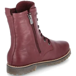 Schnürstiefeletten - burgund